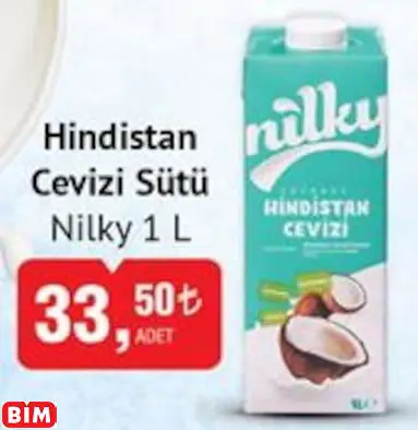 NİLKY  HİNDİSTAN CEVİZİ SÜTÜ